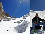 Rolwaling 07 09 Climbing Sherpa Palden Leads Us Towards The Tashi Lapcha Pass